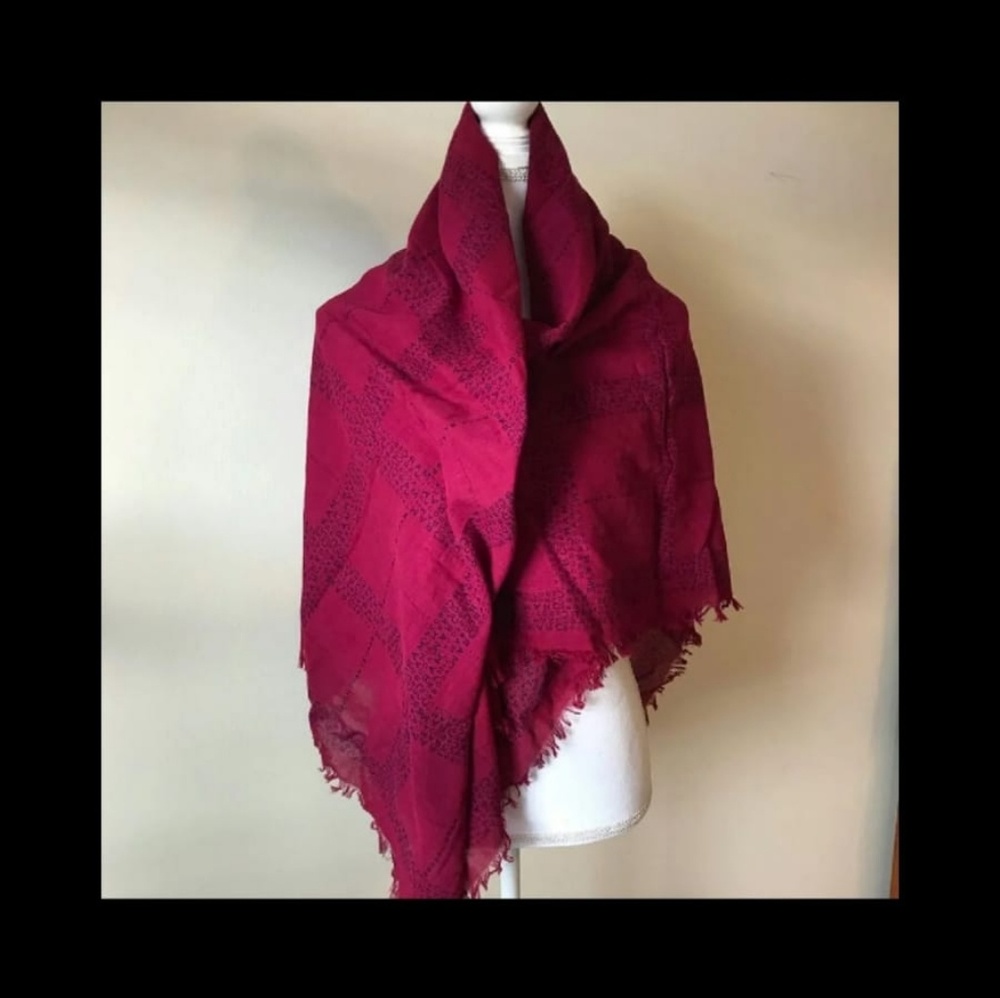 Marc Jacobs rectangular scarf wrap - Picture 2 of 2